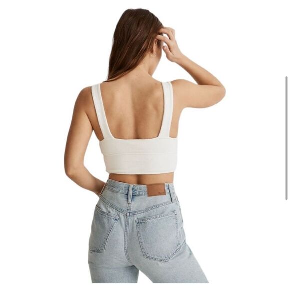$68 Madewell knot front crop tank size XXS m12 - Picture 2 of 6